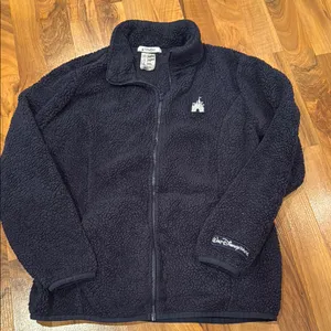 Disney Paris navy sherpa women’s size medium‎ thumbnail 1