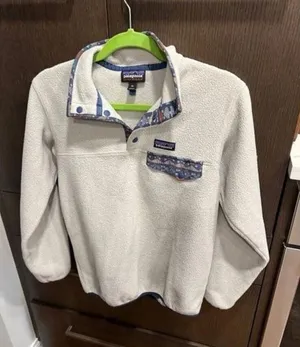 Patagonia size XS Women’s Pelican Stone Blue Synchilla Snap-T Fleece‎ P thumbnail 1