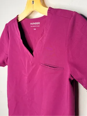 Mandala Scrub Shirt Size XXS thumbnail 2