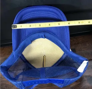 Vintage Hawaiian Headwear Snapback Blue Hawaii Islands Mesh White Rope Hat Cap thumbnail 3