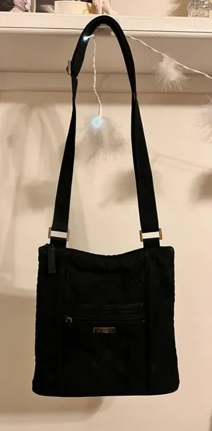 Vera Bradley Black Quilted Crossbody Bag thumbnail 1