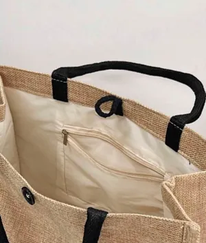 1pc Khaki Reusable Canvas Tote Bag For Women With Star, Heart, Swiftie Letter Print, Convenient For Outing thumbnail 6