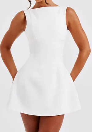 White Mini Dress thumbnail 1