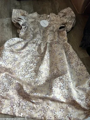 NWT Storia small metallic floral dress thumbnail 2