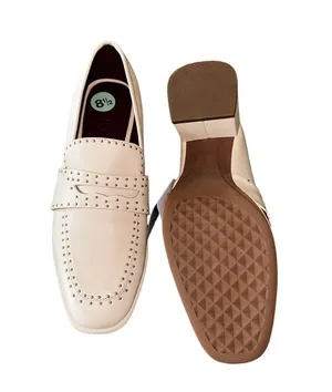 NWT Aerosoles women's Ardore Loafer Studded In Color: Eggnog Leather thumbnail 8