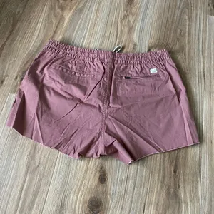 Vuori Women’s XL Dusty Rose Ripstop Drawstring Shorts Organic Cotton Casual thumbnail 3