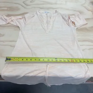 Eberjey Loungewear Pajama Cropped‎ Sleeve Mini Dress Tunic Lightweight Small thumbnail 9