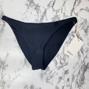 NWT Quince Black Italian High-Leg Bikini Swim Bathing Suit Bottom Womens Size XS thumbnail 3