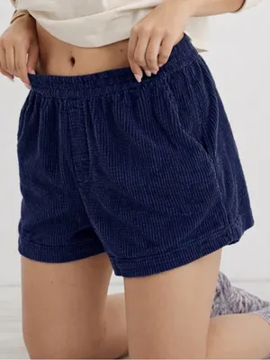 AERIE Corduroy Boxer Shorts thumbnail 1