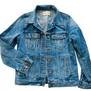 Madewell The Jean Jacket Classic Ladies Size Small Pinter Blue Medium Wash thumbnail 2