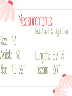 Levi's Womens Classic Straight Ankle Jeans Size 12 White High Rise 5-Pocket thumbnail 3