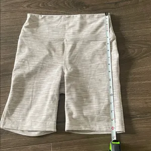 Outdoor Voices Heather Gray Activewear Bike Shorts, Size Small thumbnail 5