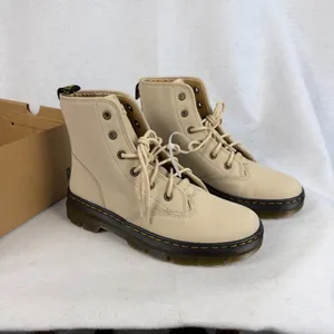 Dr. Martens Charlee Chukka Boots Parchment Beige Milled Nubuck Women US‎ 10 UK 8 thumbnail 8