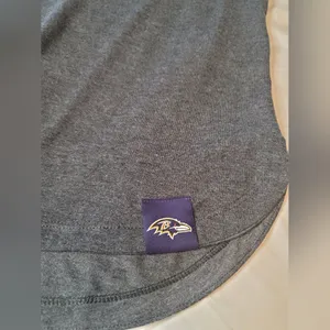 Nike Ravens Baltimore Women's Heather Gay Fashion Tri-Blend T-Shirt Size:S thumbnail 6