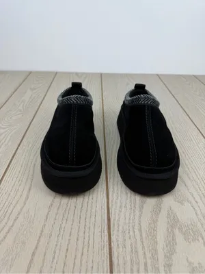 Koolaburra by UGG Women's Burree Platform Slippers US5 Black & Grey Trim $90 thumbnail 2