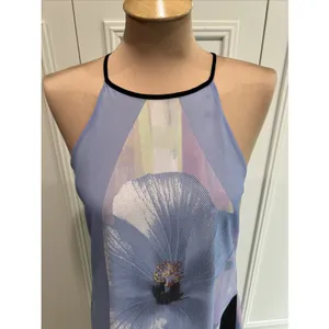 Bar III Maxi Slip Dress Floral Artsy‎ Chic Modern City Resort thumbnail 2