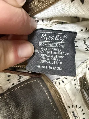 ⭐️ Myra Tribal Dream Shoulder Bag Patchwork Cotton Canvas thumbnail 7