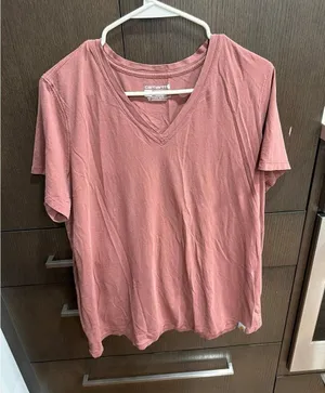 Carhartt Women's TENCEL Series Relaxed Fit Lightweight V-Neck T-Shirt XL thumbnail 1