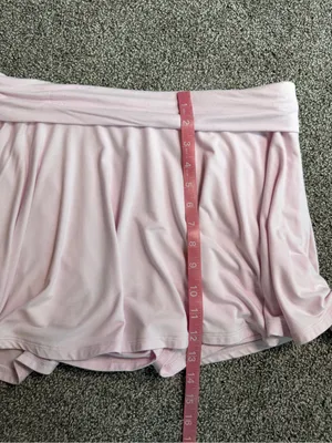 Wild Fable Pink Foldover Waist Flowy Skort Built-In Shorts Size L thumbnail 5