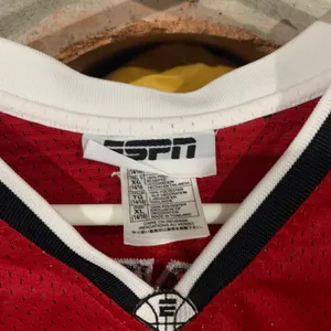 Y2K Early 2000s Red/Black/White ESPN Jersey Tank #1 thumbnail 4