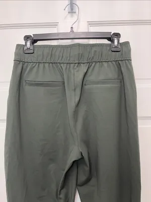 RachelZoe Dark Green Drawstring Pull On Waist Joggers - Size 6 thumbnail 7