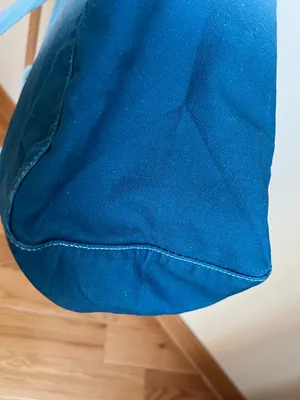 Athleta Ombre Teal Canvas Tote thumbnail 9