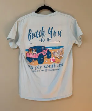 Simply Southern Beach Pug Top thumbnail 1