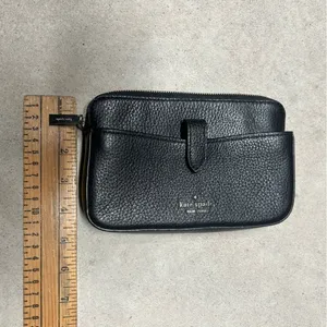 Kate Spade Leila Pebbled Small Tab Crossbody Shoulder Mini Bag Black *NO STRAP thumbnail 2