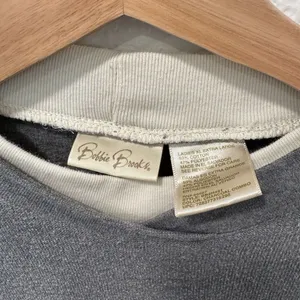 VTG Bobbie Brooks Charcoal Gray Crew Neck Winter Knit Sweater Ladies Size XL thumbnail 4