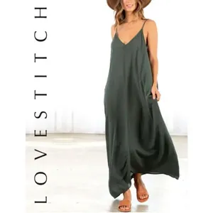 ✨Vici Lovestitch Maxi Tank Green Sz Small Dress✨ thumbnail 6