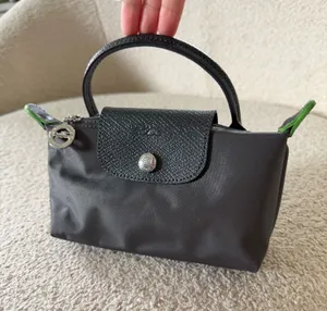 Longchamp Le Pliage Mini Pouch grey  thumbnail 1