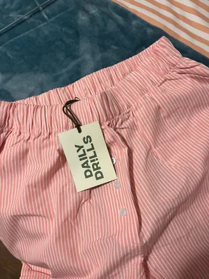Daily Drills Pink Striped Pants thumbnail 3
