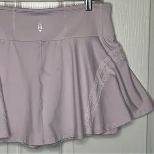 Free People Movement Pleats And Thank You Tennis Skort Sz XL Violet Frost thumbnail 11