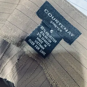 Courtenay Stretch Dress pants Womens sz 6 brown wide‎ leg office career thumbnail 6