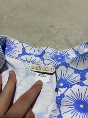 Mahi gold NWT Charleston Chatham lace regatta blue dress large MSRP$190 thumbnail 6