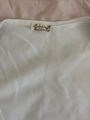 Free People White Square-Neck Short Sleeve Bodysuit thumbnail 6
