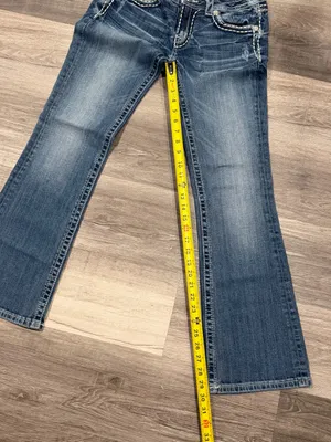 Miss Me Women’s Low Rise Boot Jeans With Stitching Detail Size 29 thumbnail 8