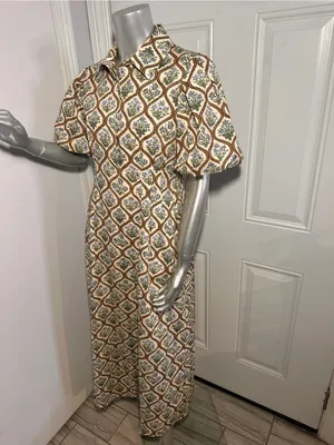 Tuckernuck Mimi Midi Dress Small Floral Puff Sleeve Cottagecore Cotton thumbnail 7
