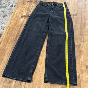 American Eagle 🦅 Curvy Super High-Rise Baggy Wide Leg Jeans thumbnail 8