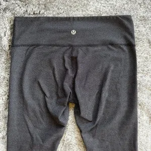 Lululemon Wunder Under Pant Sz 8 White Diamond Dot thumbnail 9