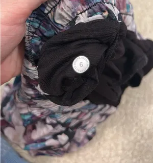 Floral Lululemon Shorts Hotty Hot thumbnail 5