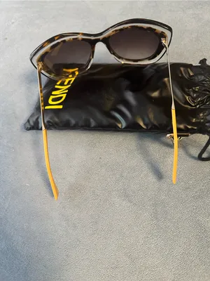 Fendi Tortoiseshell Cat Eye Sunglasses with Gold Temples thumbnail 7