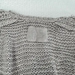 Free People Light Gray Chunky Knit Sweater thumbnail 6