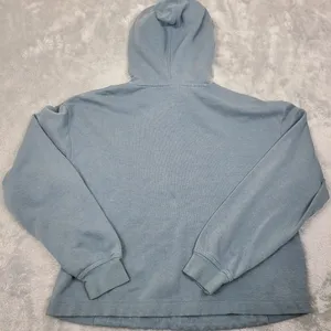 Nike Women's Grayish Blue Pullover Sweatshirt Hoodie Size Small Women's‎ workout thumbnail 4