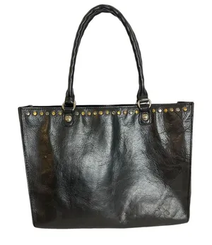 Patricia Nash Women's Black Leather Zancona Tote thumbnail 1