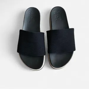 Sorel Black & Sea Salt Roaming Easy Slide Sandals Womens Size 6.5 thumbnail 3