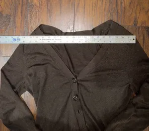 Banana Republic Sweater Women’s Medium Brown Long Sleeve Cardigan thumbnail 8