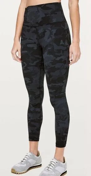 Lululemon Align Pant II 25” Incognito Camo Multi Gray Black Leggings 4 thumbnail 1
