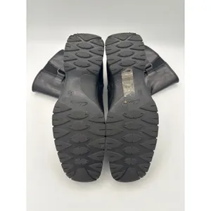Women’s Clark’s Size 9.5 Black Leather Calf Flat Boots thumbnail 6