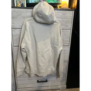 Nike Sportswear All Over Print Swoosh Hoodie Cream Oatmeal Large thumbnail 7